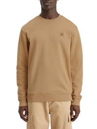 Thumbnail for Scotch & Soda Herren Essential Badge Crew Sweat Sweatshirt, Green Ivy, im Sale