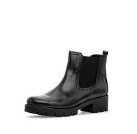 Thumbnail for Gabor Damen Chelsea Boots, Frauen Stiefeletten,Best Fitting,Schlupfstiefel,Winterstiefeletten,Winterschuhe,warm,gefüttert,schwarz,40 im Sale