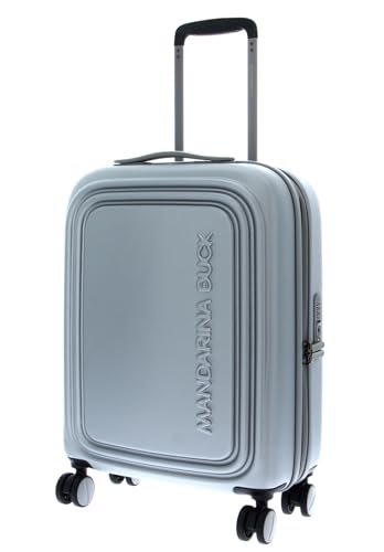 Mandarina Duck LOGODUCK + Trolley Cabin EXP Silver (Silber) x 55 x 20/23 (BxHxB) im Sale