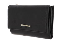 Thumbnail for Coccinelle Metallic Soft Leather Wallet 14 cm on Sale