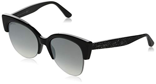 Jimmy Choo Unisex Priya/s Sunglasses, NS8/IC Black GLTTR, 56 on sale