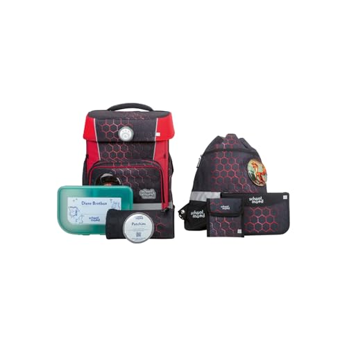 SCHOOL-MOOD School Mood Champion 7-teiliges Schulranzen-Set Mika (Drache) [16-116] im Sale