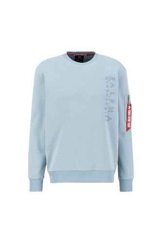 Alpha Industries Herren EMB Sweater, Greyblue, im Sale