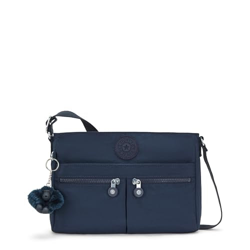 Kipling New Angie Small Shoulder Bag, Metallic Glow (Silver) on Sale