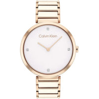 Thumbnail for Calvin Klein Analog Quartz Watch for Women with Rose Gold-Tone Stainless Steel Bracelet - 25200135 on Sale
