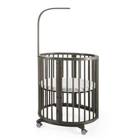 Thumbnail for Stokke Sleepi Mini, Hazy Grey - 4-in-1 Ovales Babybett für 0-6 Monate - Höhenverstellbar, stylish & kompakt - Zusätzlich erhältlicher Umbausatz zur erweiterten Verwendung für Kinder bis zu 10 Jahren im Sale
