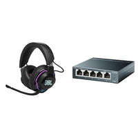 Thumbnail for JBL Quantum 910 Over-Ear Gaming Kopfhörer & TP-Link TL-SG105 5-Ports Gigabit Netzwerk Switch im Sale