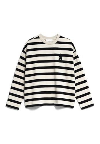 ARMEDANGELS Damen Sweatshirt Oversized Fit aus Bio-Baumwolle FRANKAA MAARLEN Bold Oversized Fit Undyed-Black im Sale