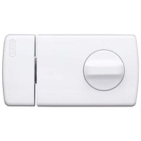Thumbnail for ABUS 2110 additional door lock with rotary knob, white, 56032 on sale