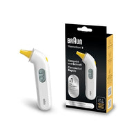 Thumbnail for Braun ThermoScan 3 Ear Thermometer | 1-Second Measurement | Audio Fever Indicator | Digital Display | Suitable for Babies and Toddlers | Doctors' Choice1 | IRT3030