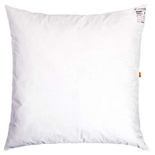 ZOEPPRITZ GOOSY Kissenfüllung – 100% Baumwolle, gefüllt mit 70% Entenfedern und 30% elastischen Luftzellenstäbchen (50 x 50 cm) im Sale