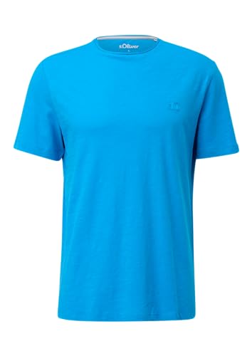 s.Oliver Herren 2146584 T-Shirt, Blue Green 6290, im Sale