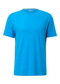 Thumbnail for s.Oliver Herren 2146584 T-Shirt, Blue Green 6290, im Sale