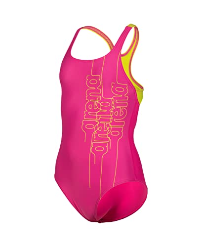 arena Mädchen Sport Badeanzug Graphic Swim Pro Back 005115 Freak Rose-Soft Green 164 im Sale