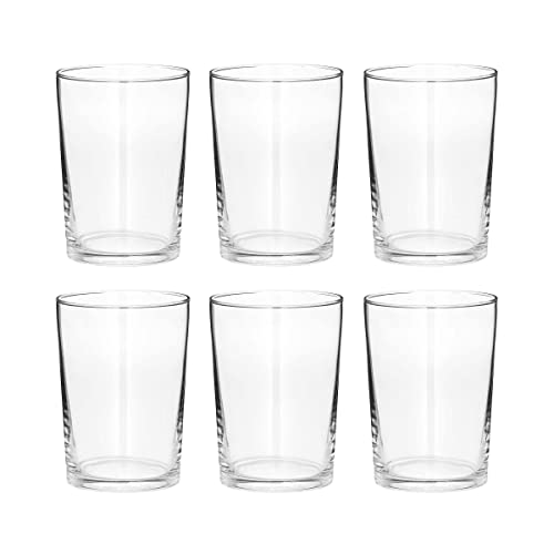 BUTLERS Set of 6 Drinking Glasses 450ml - PURIST - Water Glasses Set, Cocktail Glasses Set | Dishwasher-safe glasses &amp; drinkware for tea, juice, lemonade, iced coffee, long drinks on sale