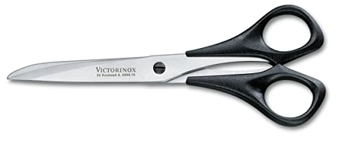 Victorinox, Scissors, Professional Household and Professional Scissors, Extra Sharp Blade, 16 cm, Robust Plastic Handle, Stainless Steel, Black on Sale