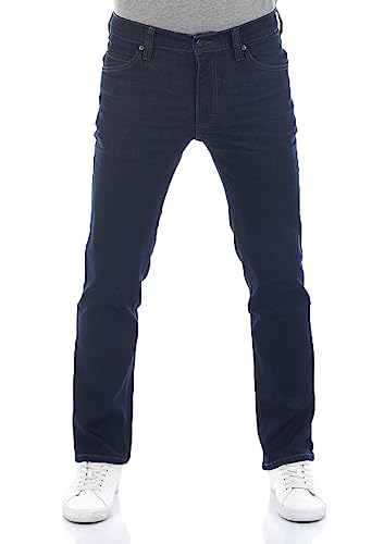 MUSTANG Herren Jeans Tramper Straight Fit Jeanshose Hose Denim Stretch Baumwolle Blau w34, Farbe:Medium Middle (1014415-5000-582), im Sale