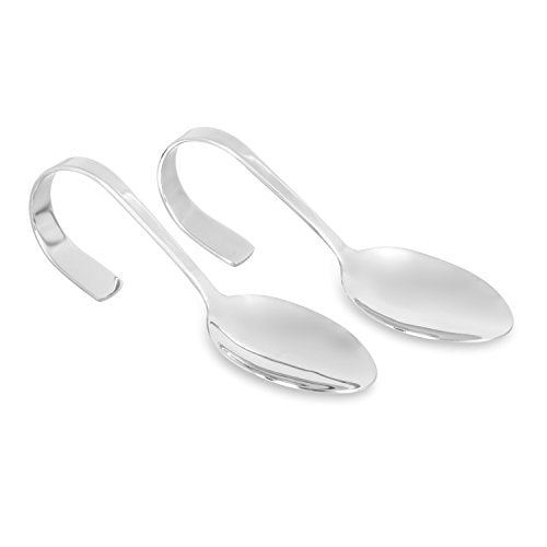 Wenco (2er Set Gourmetlöffel, Edelstahl, Silber, 21 x 5 x 5 cm, 2-Einheiten im Sale