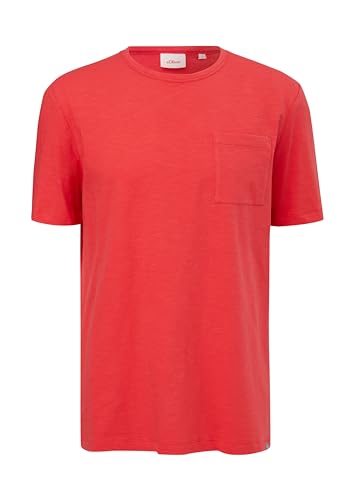 s.Oliver T-Shirt with Chest Pocket Men, Blue 5978, on Sale