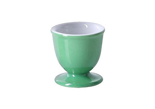 Dibbern Solid Color Eierbecher aus Fine Bone China Porzellan in der Farbe Apfelgrün mit einem Durchmesser ca. 5cm, 2019000042