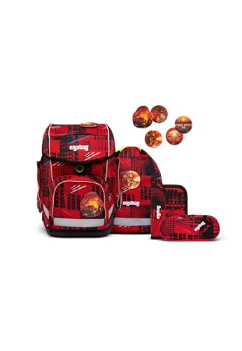 ergobag cubo Set ergonomischer Schulrucksack Klassisch 6-teilig 1. Klasse Grundschule im Sale