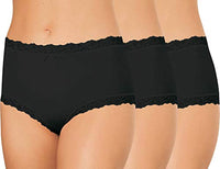 Thumbnail for Nina von C. Damen-Taillenslip 3er-Pack Modal schwarz im Sale