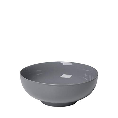 Blomus -RO- Porzellan-Schale Size , eleganter Grauton, bruch- und kratzfest, spülmaschinengeeignet, 1250ml, Farbe Sharkskin (64008) im Sale