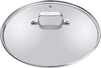 Thumbnail for Jamie Oliver by Tefal Pfannen- und Topfdeckel 28cm, Glasdeckel mit Edelstahlrand, Dampfauslassventil, Überlaufschutz, spülmaschinengeeignet, exklusive Jamie Oliver Gravur am Deckelgriff, B89987 im Sale