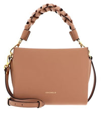 Thumbnail for Coccinelle Boheme Grana Double Crossbody Double Grainy Leather Rosette/Warm Taupe im Sale