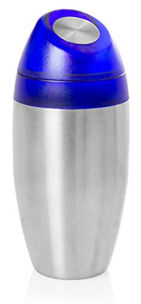 Thumbnail for Wenco Cocktailshaker mit integriertem Barsieb und Deckel, Füllvolumen: 0,5 Liter, Rostfreier Edelstahl/Kunststoff, Silber/Blau, 516044 im Sale