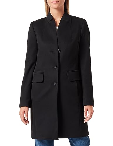 comma Women's 60.2.61.16.151.2139529 Wool Blend Coat, 9999 Black, 36 on Sale