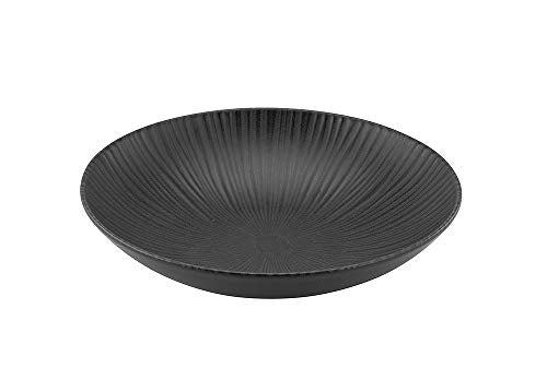 CreaTable 232084 VESUVIO black pasta/salad/soup plate 22 cm on sale