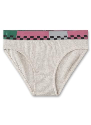 Sanetta Mädchen-Rioslip Grau | Hochwertige und nachhaltige Unterhose für Mädchen aus Baumwolle. Unterwäsche für Mädchen 152 im Sale