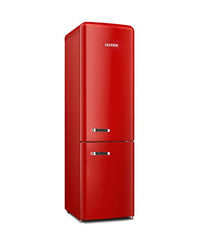 Thumbnail for SEVERIN Retro Combi Total No Frost, NoFrost technology, Fast-Cooling function, ZEROBOX and VEGGIEBOX for perfect storage, 250 l capacity, red, RKG 8927 on sale