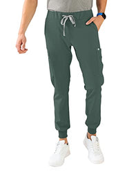 Thumbnail for CLINIC DRESS Hose Ikaere I Herren-Schlupfhose Pflegehose Arbeitsbekleidung I Bündchen Stretch Bunt I blau im Sale