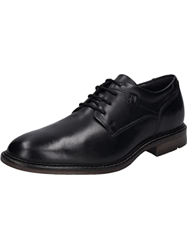 Josef Seibel Men's Business Shoes Earl 05, Width G (Normal), Removable Footbed, Lacing, Lace-up Shoes, Office Shoes, Black, 47 EU on Sale