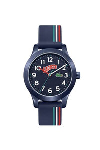 Thumbnail for Lacoste Analog Quartz Watch for Kids with Blue Silicone Strap - 2030028 on Sale