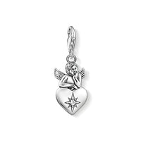 Thumbnail for Thomas Sabo Charm-Anhänger Schutzengel mit Herz Silber 1735-643-14 im Sale