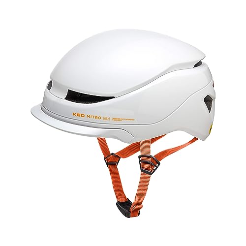 KED Unisex-Adult MITRO UE-1 Fahrradhelm, Grey Orange, (52-58cm) im Sale