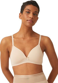 Thumbnail for Naturana Soft-BH ohne Bügel mit Schale [Cup A-D] Optimaler Sitz & maximaler Halt Dank Schnittführung & Breiten Trägern I T-Shirt BH I BH Damen ohne Bügel I BH bügellos 85 Light Beige A im Sale
