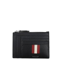 Thumbnail for Bally Men's Credit Card Holder, Leather, Black, Black, Wallet on Sale