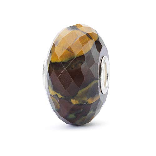 Trollbeads Damen-Bead Calzit 925 Silber Kristall braun - TSTBE-20024 im Sale