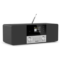 Thumbnail for TechniSat DIGITRADIO 3 VOICE - Stereo DAB Radio Kompaktanlage mit offline Sprachsteuerung (DAB+, UKW, CD-Player, USB, Kopfhöreranschluss, AUX-Eingang, Radiowecker, OLED Display, 20 Watt RMS) im Sale