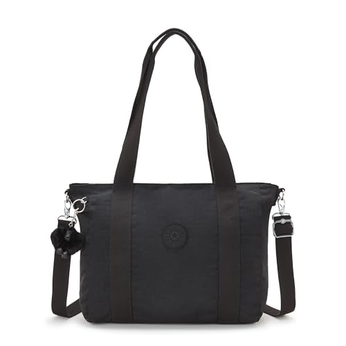 Kipling ASSENI Small Tote Bag, Tote Bags, Black Noir (Black) on Sale
