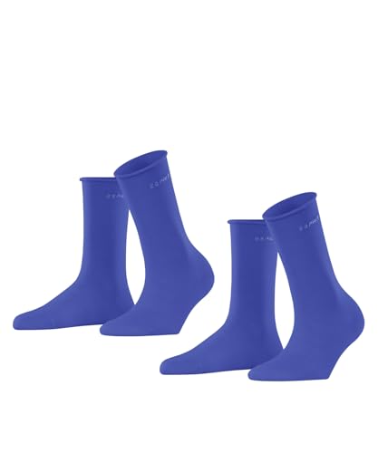 ESPRIT Damen Socken Basic Pure Multipack W So Baumwolle einfarbig 2 Paar, Rosa Heartbraker 8756, 35-38 im Sale