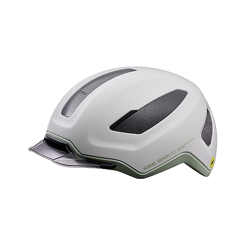 KED Youth Adult Reach DT-1 Fahrradhelm, Yellow Green Matt, (58-62 cm) im Sale