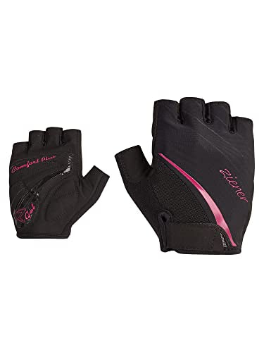Ziener Damen Carda Fahrrad/Mountainbike/Radsport-Handschuhe | Kurzfinger - atmungsaktiv,dämpfend, Light Plum, 8 im Sale