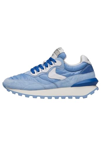 VOILE BLANCHE QWARK Hype Woman-Sneaker aus Veloursleder und technischem Gewebe, Himmlisch 41 im Sale