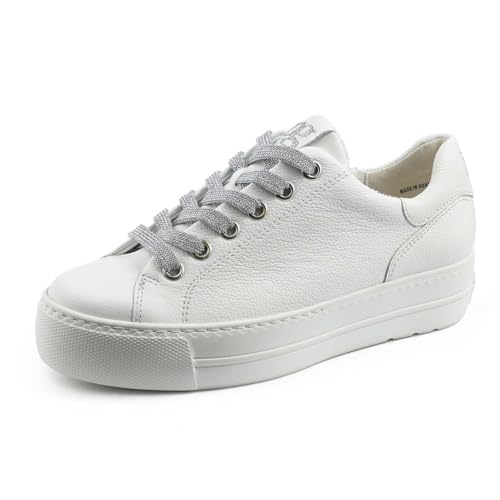 Paul Green Damen, Frauen Low-Top Sneaker,Freizeitschuhe,Turnschuhe,Laufschuhe,schnürschuhe,schnürer,Plateausohle,Beige (JA),40 im Sale