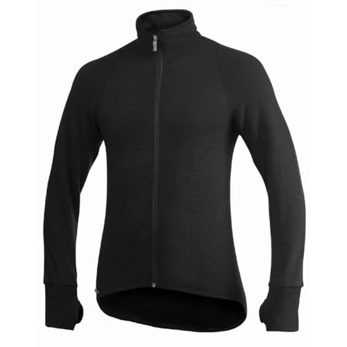 Woolpower 400 Jacket Men - Midlayer Merino Jacke,black, im Sale